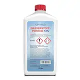 Centra24 Wasserstoffperoxid 12%, 1 Liter, Immer Frisch, technisch, Oxydator im Teich, Aquarium, Reinigung, Bleichen, Beizen, stabilisiert