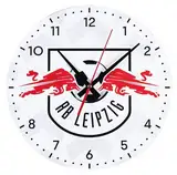 RB Leipzig jxfd Wanduhr - Logo - Uhr weiß Wall Clock RBL