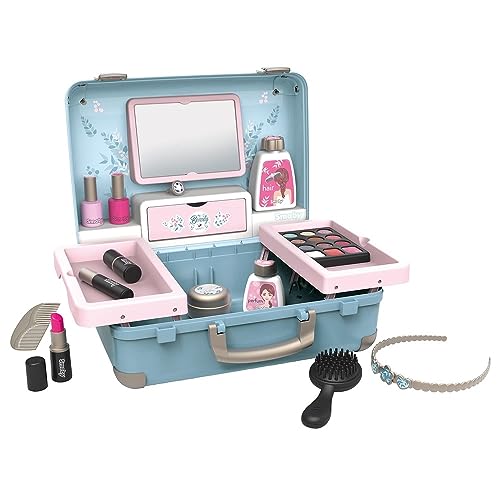 Smoby - My Beauty Kosmetikkoffer - Schminktasche inklusive Spielkosmetik (unecht), Spiegel, ausklappbare Seitenfächer und viel Zubehör, für Kinder ab 3 Jahren