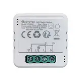 KETOTEK Smart Relais Schalter WLAN 1 Kanal 16A Kompatibel mit Alexa, Smarter WLAN Lichtschalter Modul Unterputz 230V, WiFi Schalter Relais Modul für Hausautomation DIY, Nullleiter Erforderlich