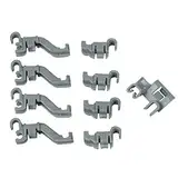 Bosch Siemens 632372 00632372 ORIGINAL SET Befestigung Klammer Korbeinsatz Klappstachel Tellerhalter Spülmaschine Geschirrspüler auch Balay Blaupunkt Constructa Gaggenau Küppersbusch Neff