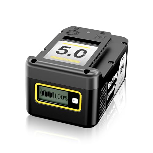 18V 5.0Ah Ersatzakku für Kärcher Battery Power 18/50 Akku Kompatibel mit Kärcher 18V Battery Power Werkzeugen