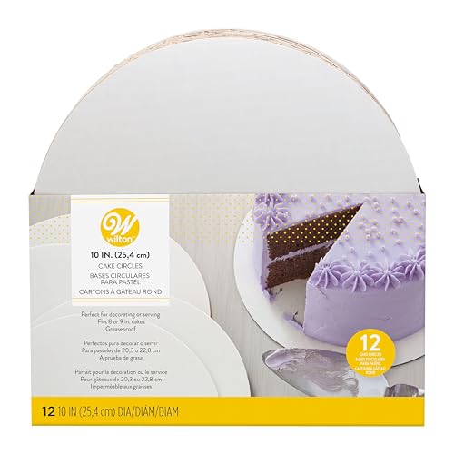 Wilton Runde Cakeboards, Weiß, 12er-Set, 25,4 cm