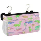 YOUJUNER süße Dinosaurier-Muster Betttaschen Bettaufhänger Organizer Hängend Aufbewahrungstasche Betttaschen Bett Organizer Bett Tasche