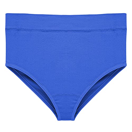 Unterwäsche Für Kleinkinder Baumwolle mit hoher Taille, modisches Höschen Lange Unterwäsche Damen Set (BU2, L)