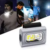 Yuragim LED Clip Lampe, Lauflicht Taschenlampe Wasserdicht Lauflicht USB Wiederaufladbar Kopflampe Brustlampe Blinklicht Sicherheitslicht Laufzubehör Geschenke für Joggen Laufen Wandern Camping Kinder