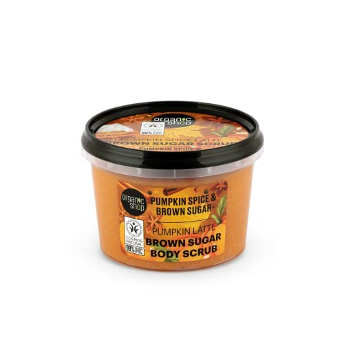 Organic Shop Pumpkin Spice Latte Body Scrub Brown Sugar (250ml)