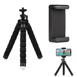 Flexibel Stativ Mit Universalclip,Oktopus Handy Stativ,360° Drehbare Handyhalterung,Mini Reisestativ,Selfie Tripod,Kamera Stativ,Ständer Dreibein Stativ,Actioncam Octopus,Mini Handy Halter,Kiuiom