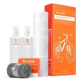 Luxshield Fahrrad Lackschutzfolie für Mountainbike, BMX, Rennrad, Trekkingrad etc. - 21-teiliges Rahmen-Set gegen Steinschlag - Transparent glänzend & selbstklebend