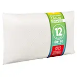 MABAMAHO Probiotic Orthopädisches Nackenstützkissen mit Aloe Vera aus Memory Viscoschaum 40x80x12 cm Waschbar