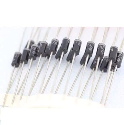 MNUPL 20PCS P6KE P6KE6.8A 10A 12A 13A 15A 16A 18A 24A 27A 30A 33A 36A 51A 91A TVS Diode P6KE(P6KE10A)