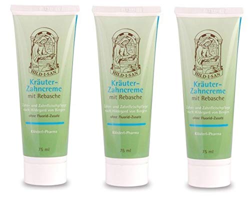 3er Pack Rebaschen Zahncreme mit Kräutern