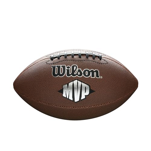 Wilson, American-Football, NFL MVP-Football, Komposit-Material, Braun, Für Freizeitspieler, WTF1411XB