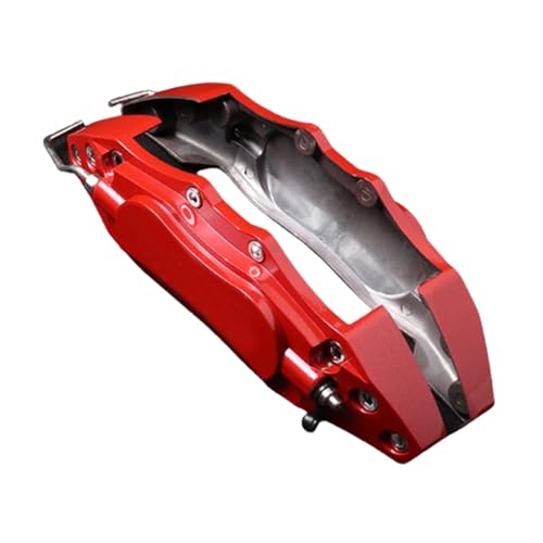 Bremsbeläge, Bremssattelabdeckung, Aluminium-Bremssattelverkleidung, 2 Stück, Auto-Bremssattelabdeckung für Autoschutz und Modifikation, schlankes Design für verbessertes Aussehen