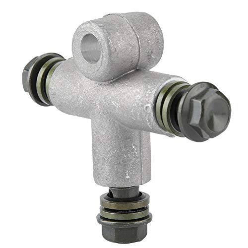 Motorrad Bremsleitungs T-Stück, Motorrad Hydraulische Bremsleitung, Motorrad ATV hydraulischer 3 Wege Bremsölschlauch Adapter Rohrkupplung T-Stück 10 mm Geeignet für Motorrad ATV Dirt Bike