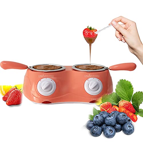 Schokoladenschmelztopf, Elektrisches Schokoladenschmelzset Mit Doppelkessel, Automatisches Temperaturregelungssystem, Geeignet Für Schokolade, Butter, Käse, Sahne, Süßigkeiten, Milch