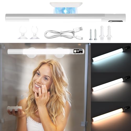 LED Schminklicht, Tragbare Schminkleuchte mit Saugnapf Dimmbar Schminktisch lampe Schminklampe Spiegellampe Schminktisch Beleuchtung Spiegelleuchte Spiegellicht Lampe Tageslicht