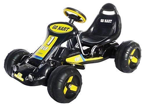 Actionbikes Motors Kinder Elektroauto GoKart 9788 | Elektrofahrzeuge - Kinderauto elektrisch - Elektro Auto - Go Cart - Elektro Kart - Elektrofahrzeug - Elektro Auto für Kinder ab 3 Jahre (Schwarz)