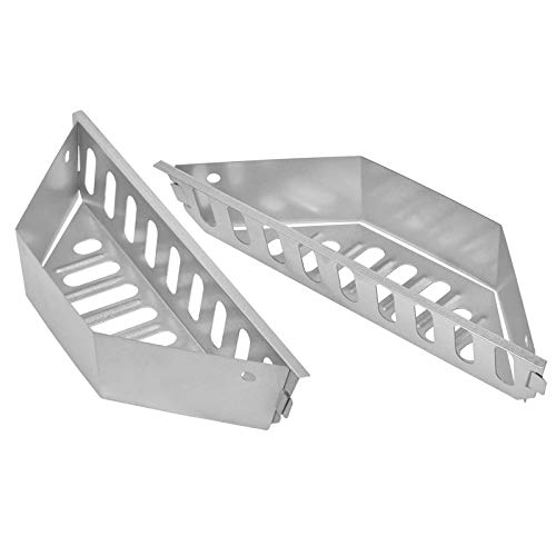 Onlyfire Holzkohlekörbe Char-Basket, kohlekörbe für direkte und indirekte Hitze, kohleschale von Durchmesser 47, 57 und 67cm für Weber 7403, 2 Stück