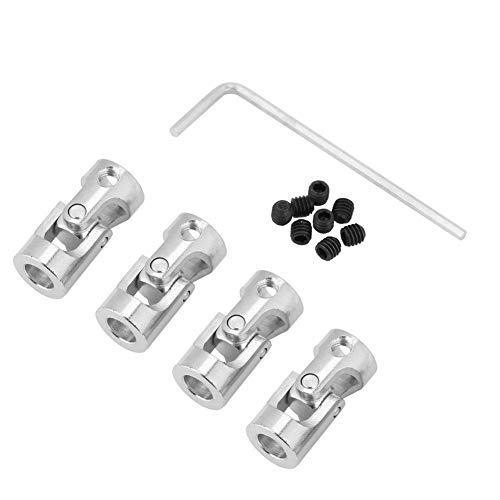 4pcs Universalgelenkwellenkupplung Motorstecker für DIY Anschluss Modell Auto - Länge 23mm Universalgelenke(6 * 6mm)