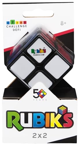 Rubik’s Mini 2x2 Zauberwürfel - der 2x2 Cube für Einsteiger ab 8 Jahren und für unterwegs - hohe Qualität, leichtgängiges Handling, leuchtende Farben - Original Rubik's Cube