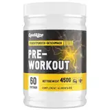 Pre Workout Energiepulver – 450g mit Beta-Alanin, Kreatin und Koffein – Erfrischender Fruchtpunsch Geschmack – Booster Pre Workout für maximale Energie & Performance beim Training (450g, Pack of 1)