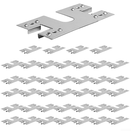Photovoltaik-Leitblech, 304 Edelstahl, Erdungsleitblech-Unterlegscheibe, Solar-Installation, Erdungsscheibe für Schienen, Photovoltaik-Carport-Systeme (50 Stück)