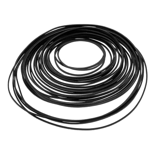 LIFKICH 30-teilige Ersatzteile Für Kassettenrekorder: 45–120 Mm Quadratischer Riemen Für Plattenspieler – Verschiedene Gummiriemen Für Tonbandgeräte, Plattenspieler Und