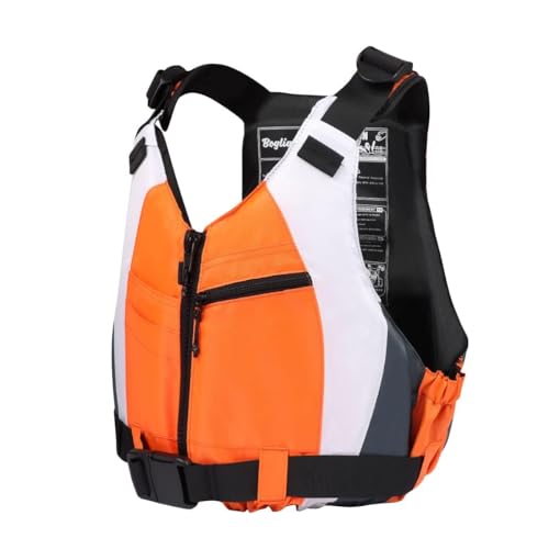 Owntop Schwimmhilfe für Erwachsene, Verstellbare Auftriebsweste 50N mit Taschen Unisex, Schwimmjacke für Sup Kajak Angeln Segeln Kanu