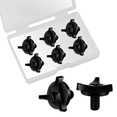 AIEX Motorradhelm Schrauben, 6 Stück Motorrad Helm Visierschraube Helm Visier Schrauben Motorrad Helm Ersatzteile (Schwarz)