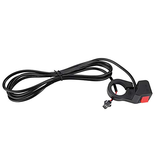 Tbest Schalter Scooter, Schalter für Elektrofahrrad,Wippschalter für Elektrofahrrad,E-Bike,Roller,Am Lenker Montiert,Universeller EIN/Aus-Wippschalter für Stirnlampe