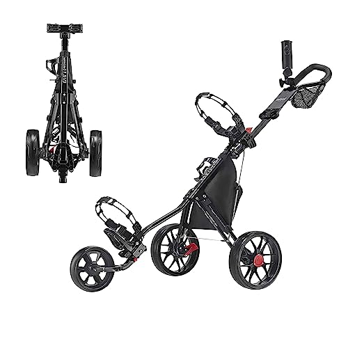 CaddyTek Unisex-Erwachsene CaddyLite 11.5 V3 schwarz Golf Push Cart