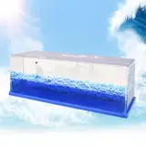 Kreuzfahrtschiff Fluid Drift Flasche, Acryl-Schiffsflüssigkeitsdriftflasche Fluid Drift Bottle Unsinkbares Kreuzfahrtschiff-Spielzeug Sinkt Nie Schiffsdekoration Büro Und Haus Bootslauf Dekoration (A)
