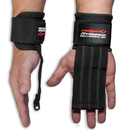 Fast Grip Zughilfen Krafttraining (+Trainingspläne) Profi Schnellverschluss mit Metall-Bolzen für Powerlifting, Crossfit & Fitness - Lifting Straps für Frauen und Männer (Schwarz)