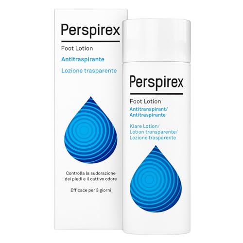 Perspirex | Anti Schweiß Antitranspirant Fußdeo gegen starkes Schwitzen | Fußcreme für bis zu 3 Tage Frischeschutz | 100ml