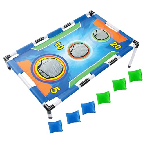 Beutelwerfer-Set, Outdoor-Taschenset, Wurf-Set für Cornholo-Bohnen im Freien, lustiges interaktives Indoor-Spielzeug, Familienaktivitäten