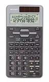Sharp EL-531 TG-GY Wissenschaftlicher Schulrechner (2-zeilige Anzeige, D.A.L.-Eingabe, Solar- und Batteriebetrieb) Grau