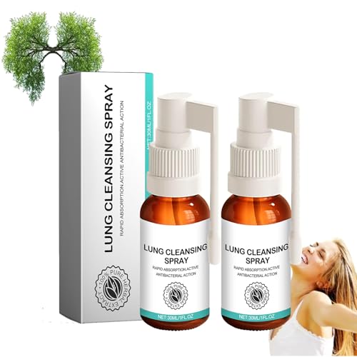 Qartel Lungenreinigungsspray, Qartel Lungenspray, Lungenreinigungsspray Qartel, Leistungsstarke Lungenunterstützung, Reinigung Und Atmung (2PCS)
