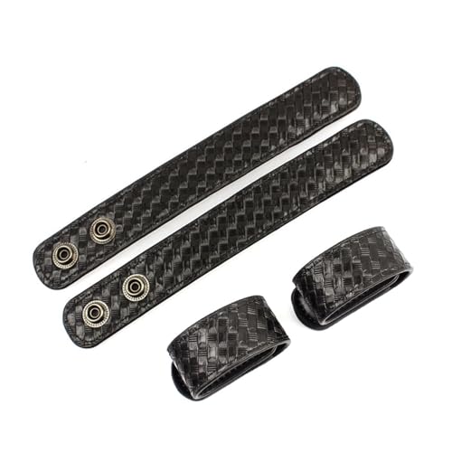 Ywmsfl 4pieces Belt Keeper Für 2 28 Zoll Duty Gürtel Leder Duty Belt Keeper Mit Doppelknopf Strafverfolgung Zubehör
