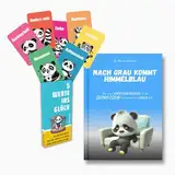 Himmelblau Mut-Mach Geschenk bei Depression und Burnout für Betroffene und Angehörige, Buch »Nach Grau kommt Karten »5 Werte ins Glück«, Achtsamkeit Geschenk, Therapie Tools