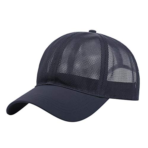 Fashion Hop Unisex Cap Herren Hut Sun Einstellbare Damen Hip Hat Batik Baseball Baseball Caps Kopfbedeckung Herren Sommer Sommerhut Hundemütze (Navy, One Size)