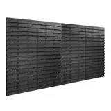 botle Wandregal Lagersystem 1540 x 780 mm Stapelboxen Schüttenregal Sichtlagerkästen, Extra Starke Wandplatten, Regal Erweiterbar, Werkstattregal Lagerregal Werkstattwandregal Steckregal