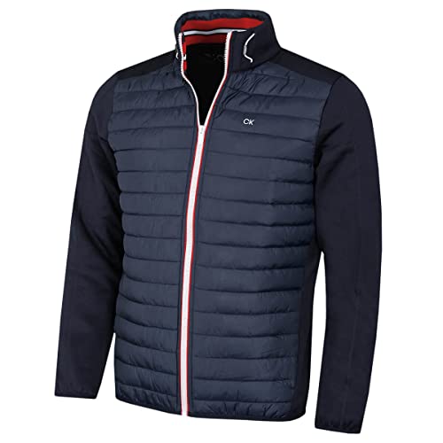 Calvin Klein Herren Hyrbid Jacke - Navy - L.