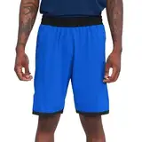 Generisch Männer Kurze Sport Shorts Männliche Sport-Shorts, Outdoor-Fitness, Laufen, Basketball-Shorts, Training, schnell trocknend, Geteilte fünfteilige Hose Herren Shorts Leicht (Blue, XXL)