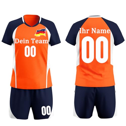 Benutzerdefiniertes Volleyball Trikot mit Name und Nummer des Teams für Mädchen und Frauen Volleyball Shirt Personalisiert