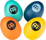 Meinl Percussion Egg Shaker Set - 4 verschiedene Lautstärken - Mit Weich, Medium, Laut, Extra Laut - Musikinstrument - Kunststoff, Mehrfarbig (ES-SET-2)