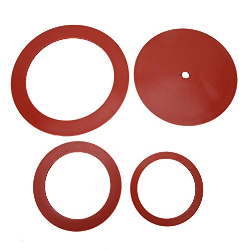 Professionelle Gussmaschinen -Dichtung Qualität Gummi -Material -Zubehör 4PCs für Schmuckverarbeitung