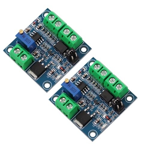 Heevhas PWM Drehspannungsmodul 0% -100% PWM drehen auf 0V-10V Spannung PWM-zu-Spannungswandlermodul, PWM-Spannungsmodul (2 Stück)