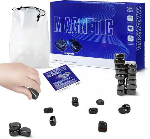 20 STK Magnetische Schachspiel, Magnetspiel Magnet Schach, Magnet Spiel mit String, Magnetic Spiel Magnetschach, Familientreffen Brettspiele für Kinder & Erwachsene