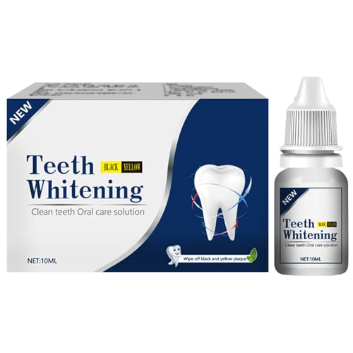 Zahnpflegetropfen,ZäHne Sofort Sofortige Aufhellungsfarbe,Zahnfarbe Instant Weiß,Zahnlack Teeth Whitening Paint Sicher und Effektiv für empfindliche Zähne 10ml